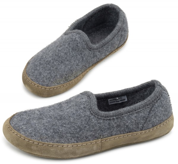 Gottstein ~ Cheyenne Wool Slipper ~ Grey