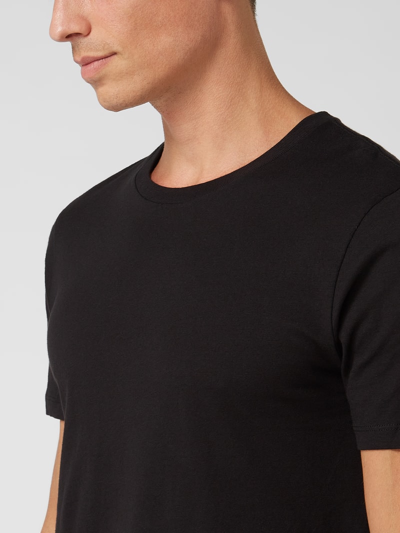 Comfort Fit T-Shirt im 2er-Pack in schwarz