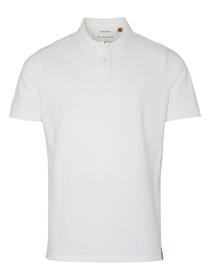 Eterna Poloshirt in Weiß günstig kaufen