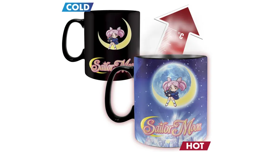 Sailor Moon Tasse Thermoeffekt 460ml Sailor&Chibi