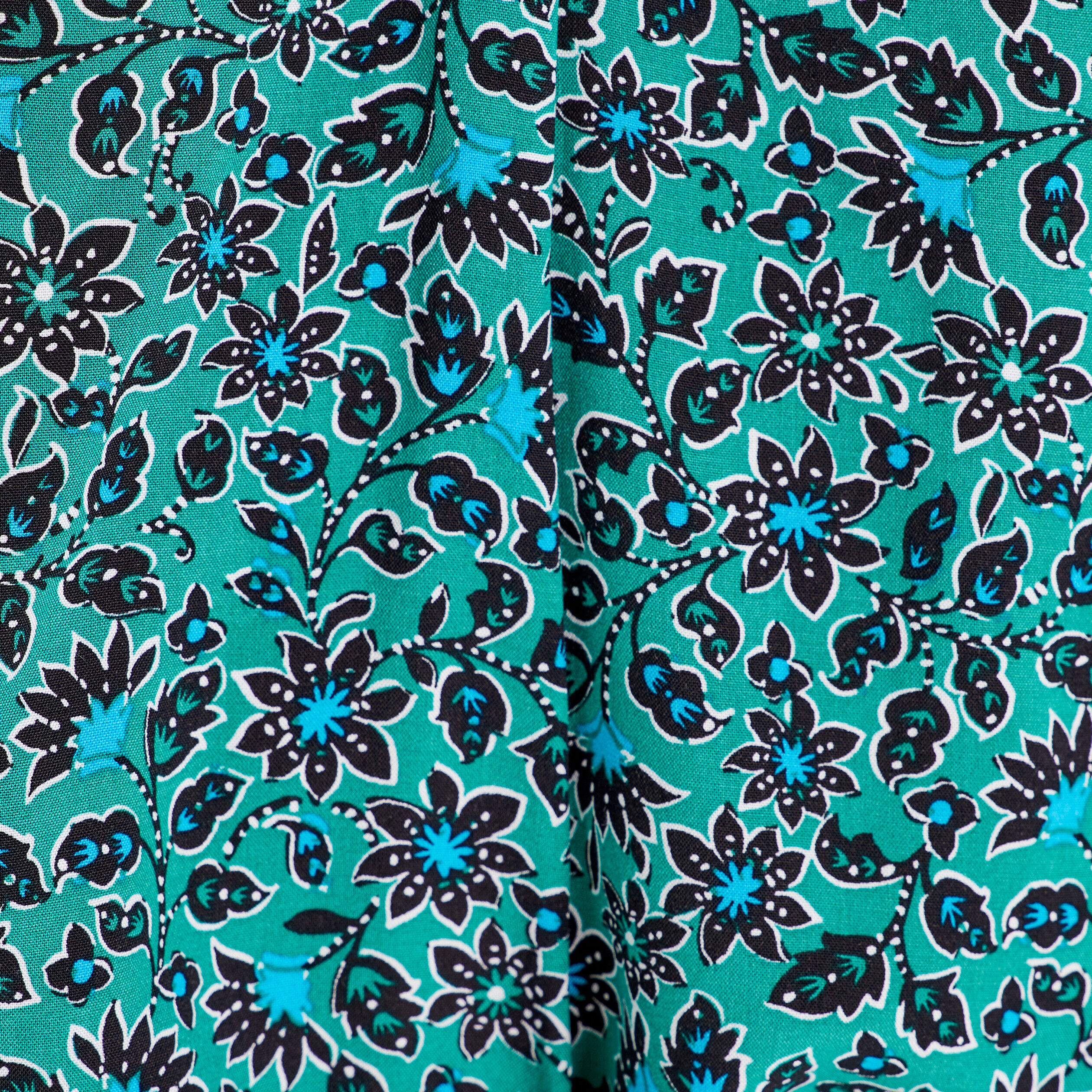 Blouse manches longues vert femme | Cache Cache