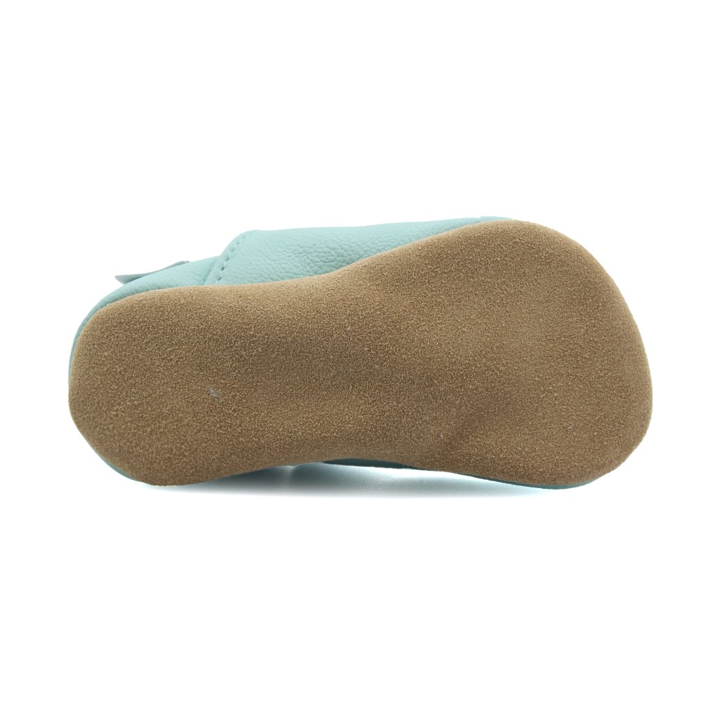 baBice Plain Light Mint Krabbelschuhe