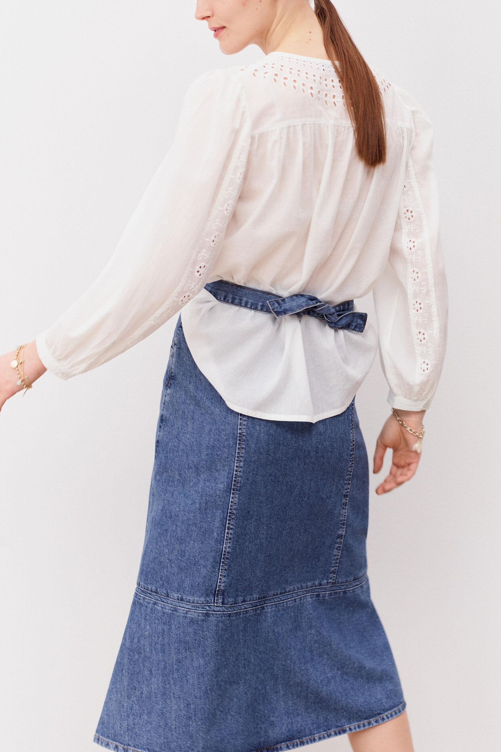 chemisier brady blanc femme