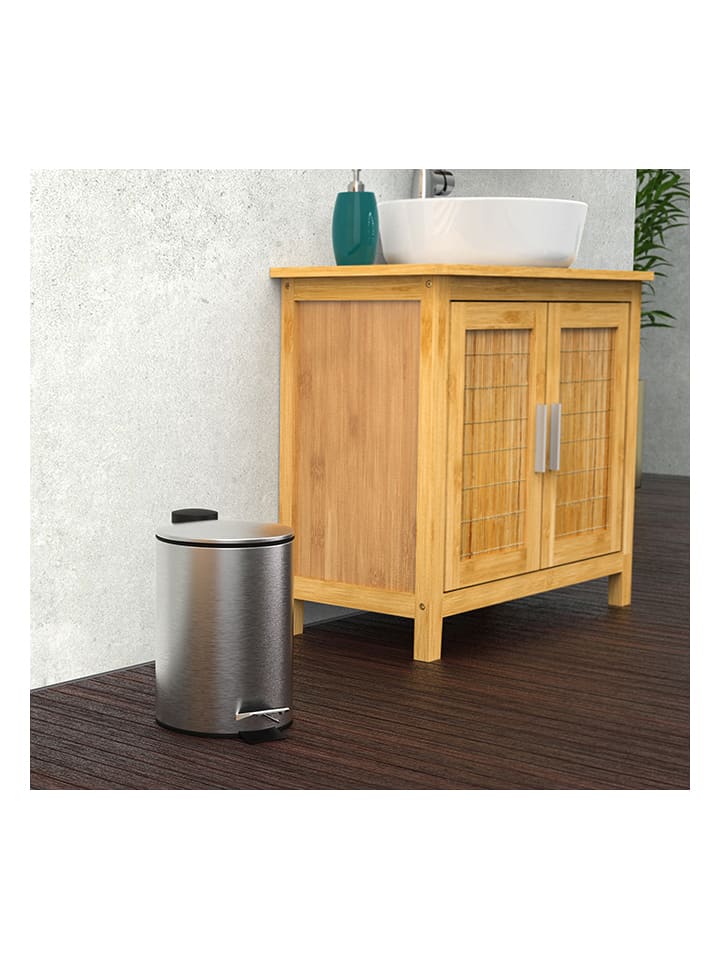 Schütte Kosmetik-Treteimer in Chrom - 3 l günstig kaufen onesize