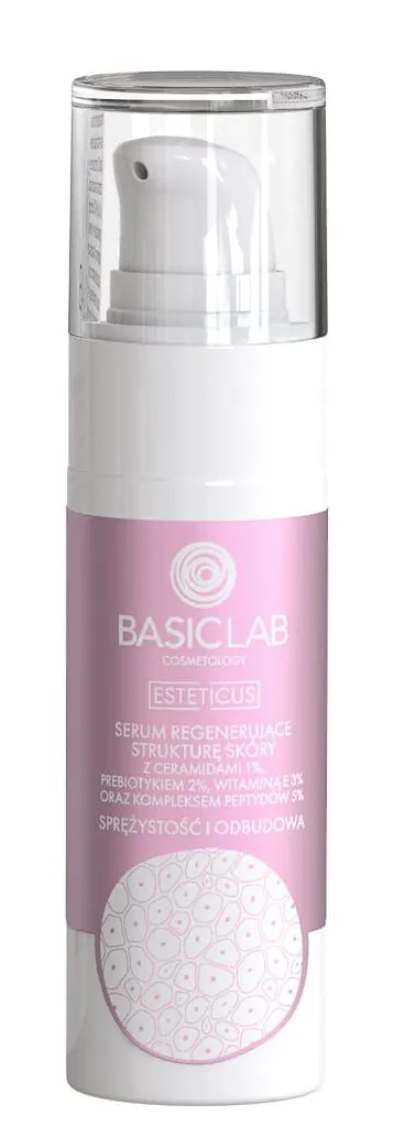 „BasicLab Esteticus“ regeneruojantis serumas su 5 % peptidų kompleksu