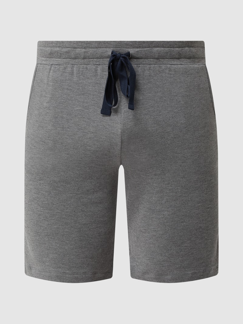 Lounge-Hose mit Stretch-Anteil in mittelgrau meliert