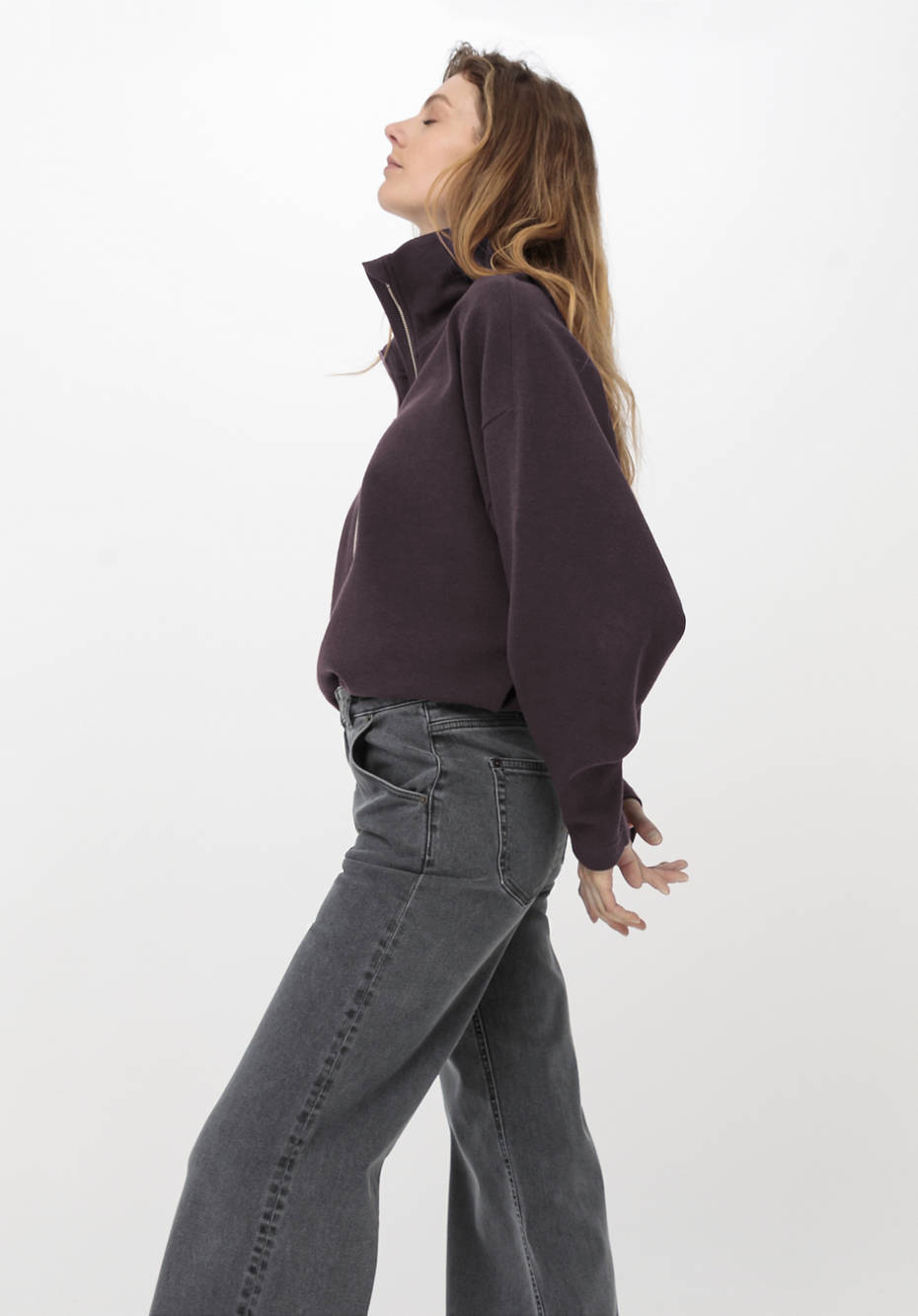Sweatshirt BetterRecycling aus reiner Bio-Baumwolle