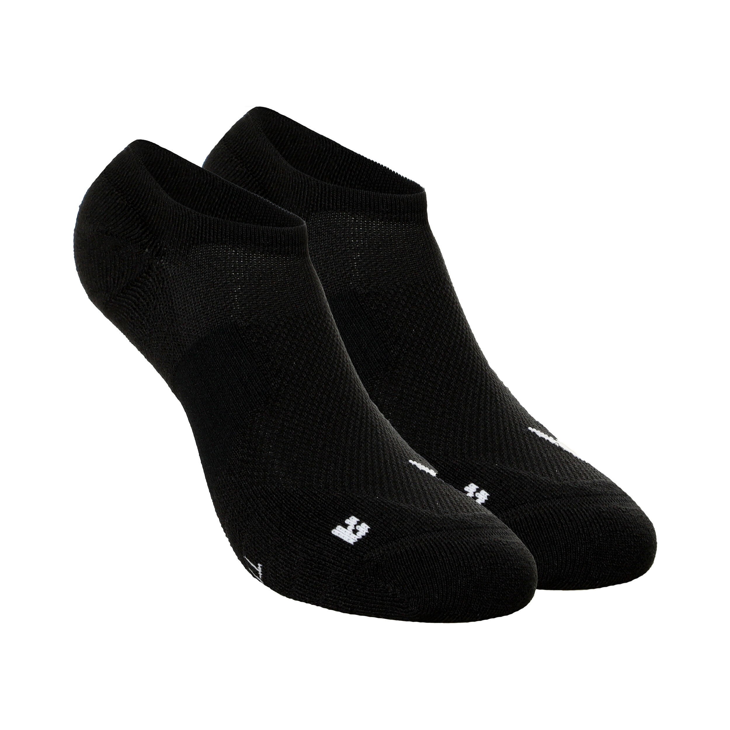 Multiplier Running No-Show Laufsocken 2er Pack - Schwarz, Weiß