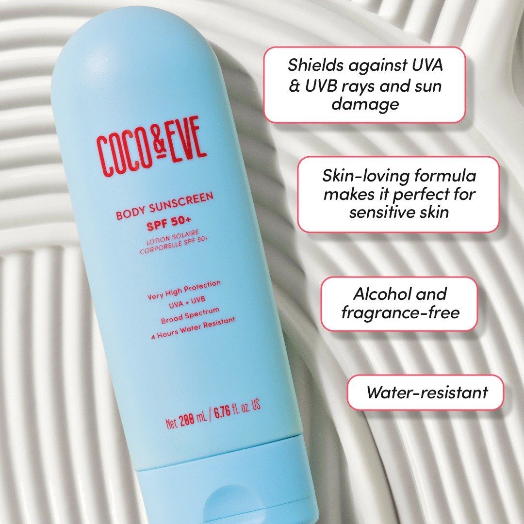 Cremă de protecție solară pentru corp Coco & Eve SPF50+
