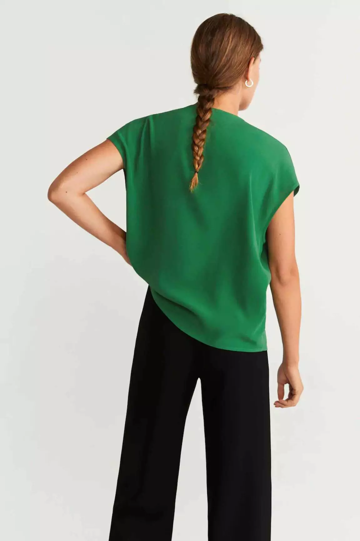 Mango Tops Femme couleur vert