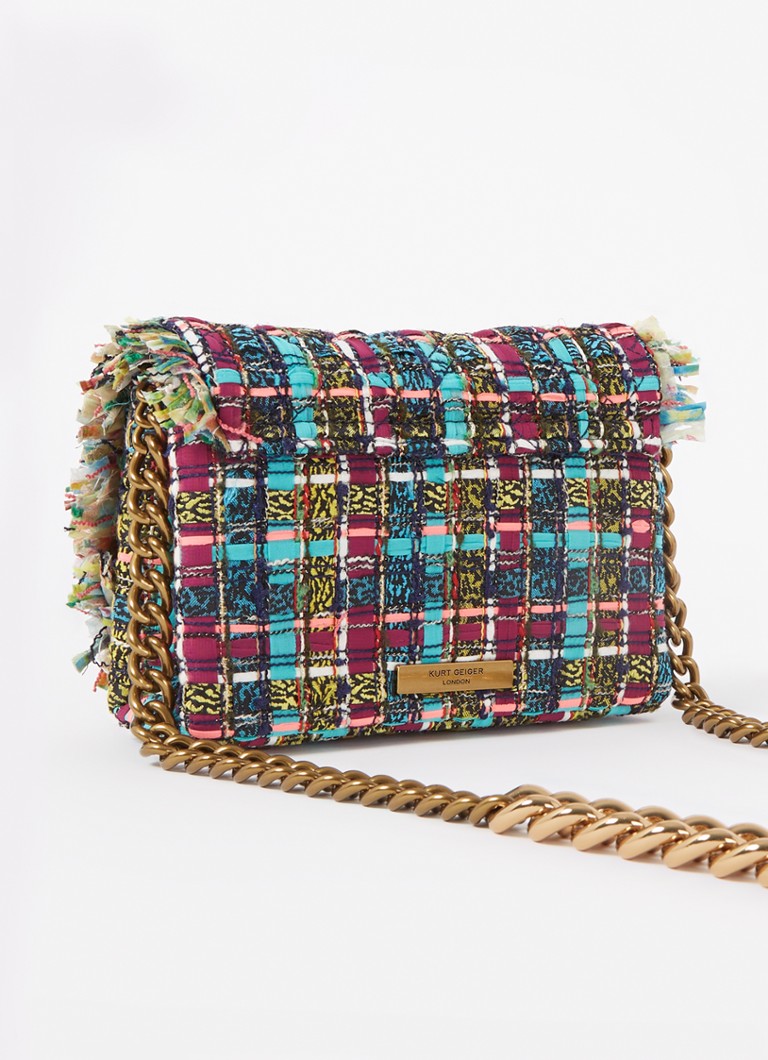 Kurt Geiger Kensington Mini tweed shoulder bag