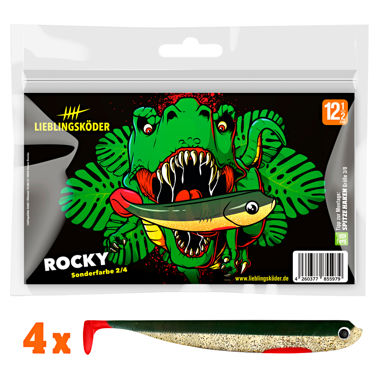Lieblingsköder Rocky Gummifisch