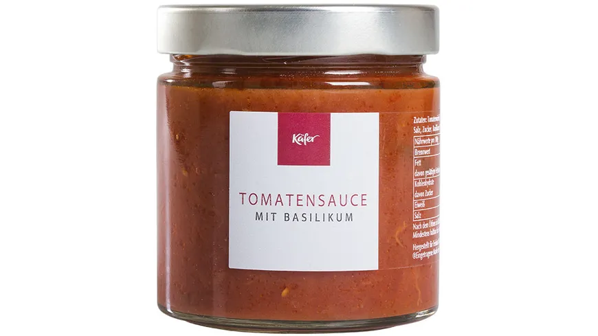 Käfer Tomatensauce Basilikum 390 g