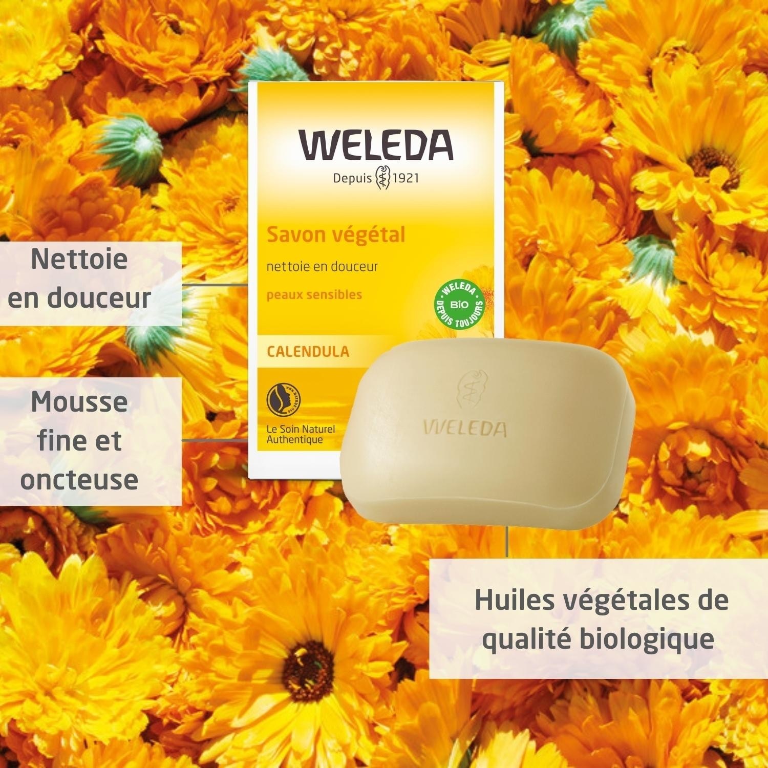Weleda Rastlinné mydlo s nechtíkom
