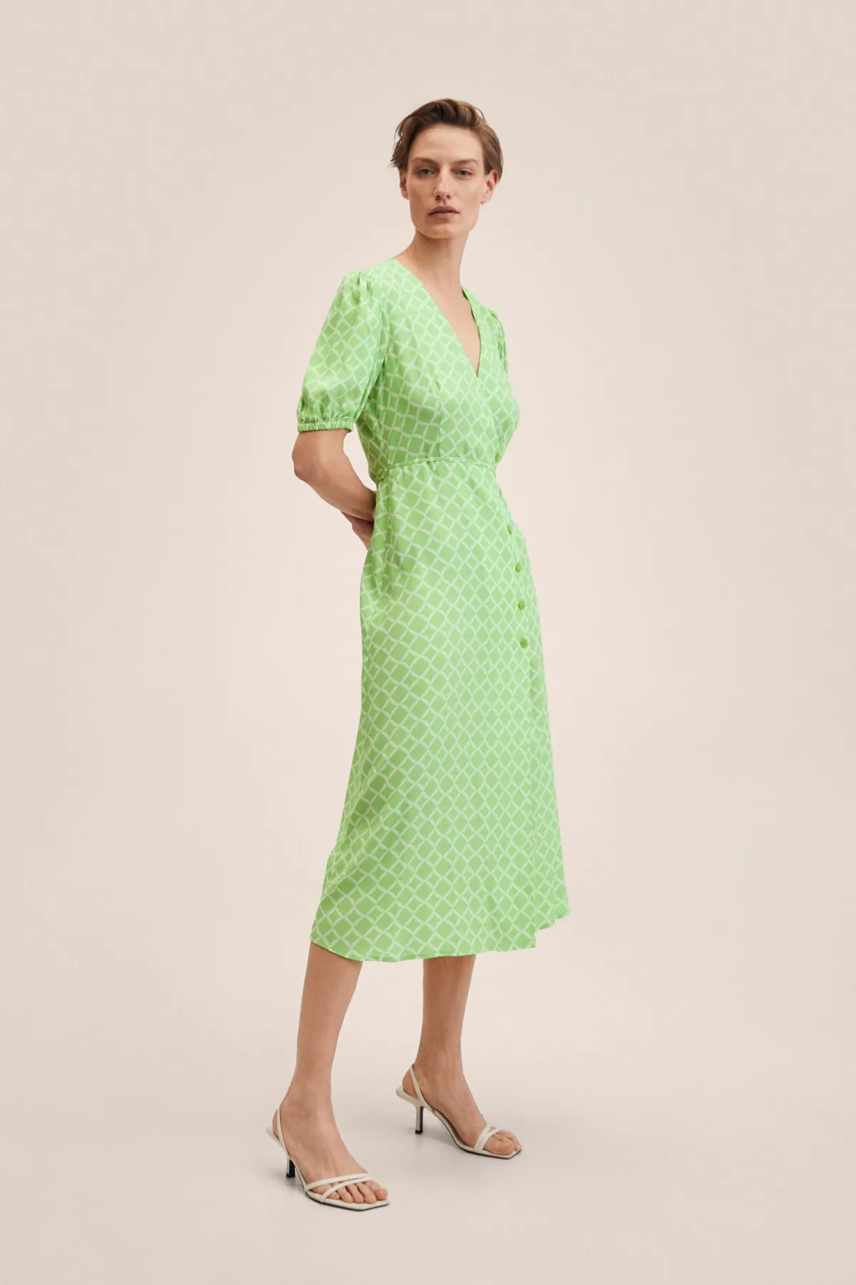 MANGO  27027118 Damen/Mädchen Pastellgrün
