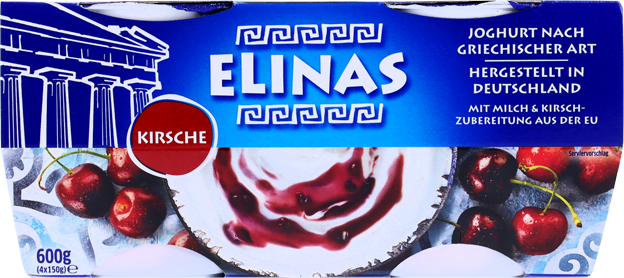 Elinas Joghurt griechischer Art Kirsche