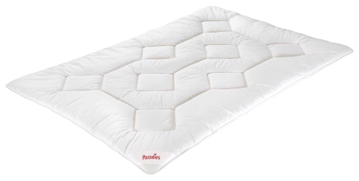 Baumwollbettdecke, SINFONIE BIO MEDIUM WARM, Steppbett, 220 x 155 cm, Paradies, Füllung: Polyester, Bezug: Baumwolle