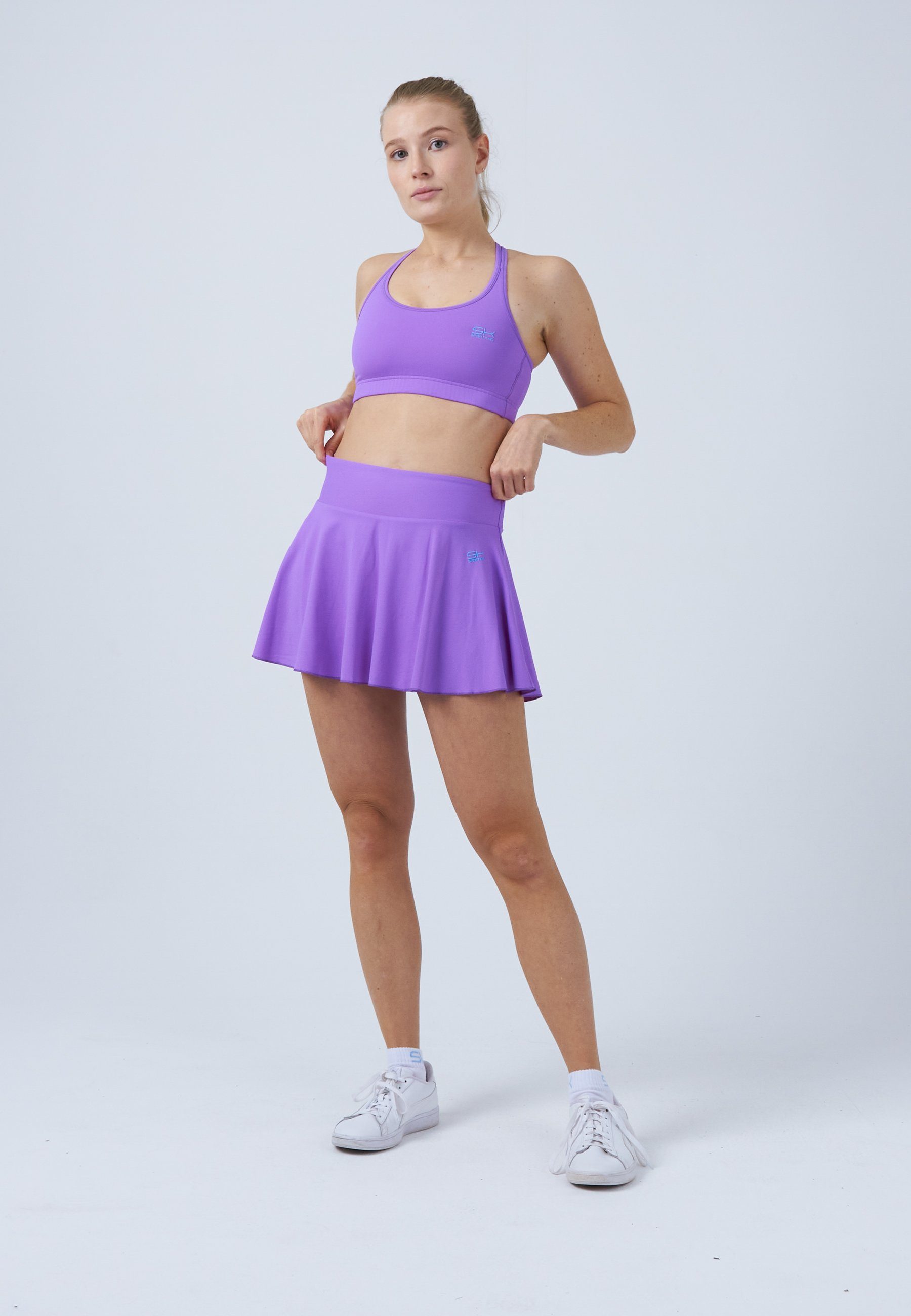 SPORTKIND Tennisrock Advantage Tennis Skort Mädchen & Damen lila