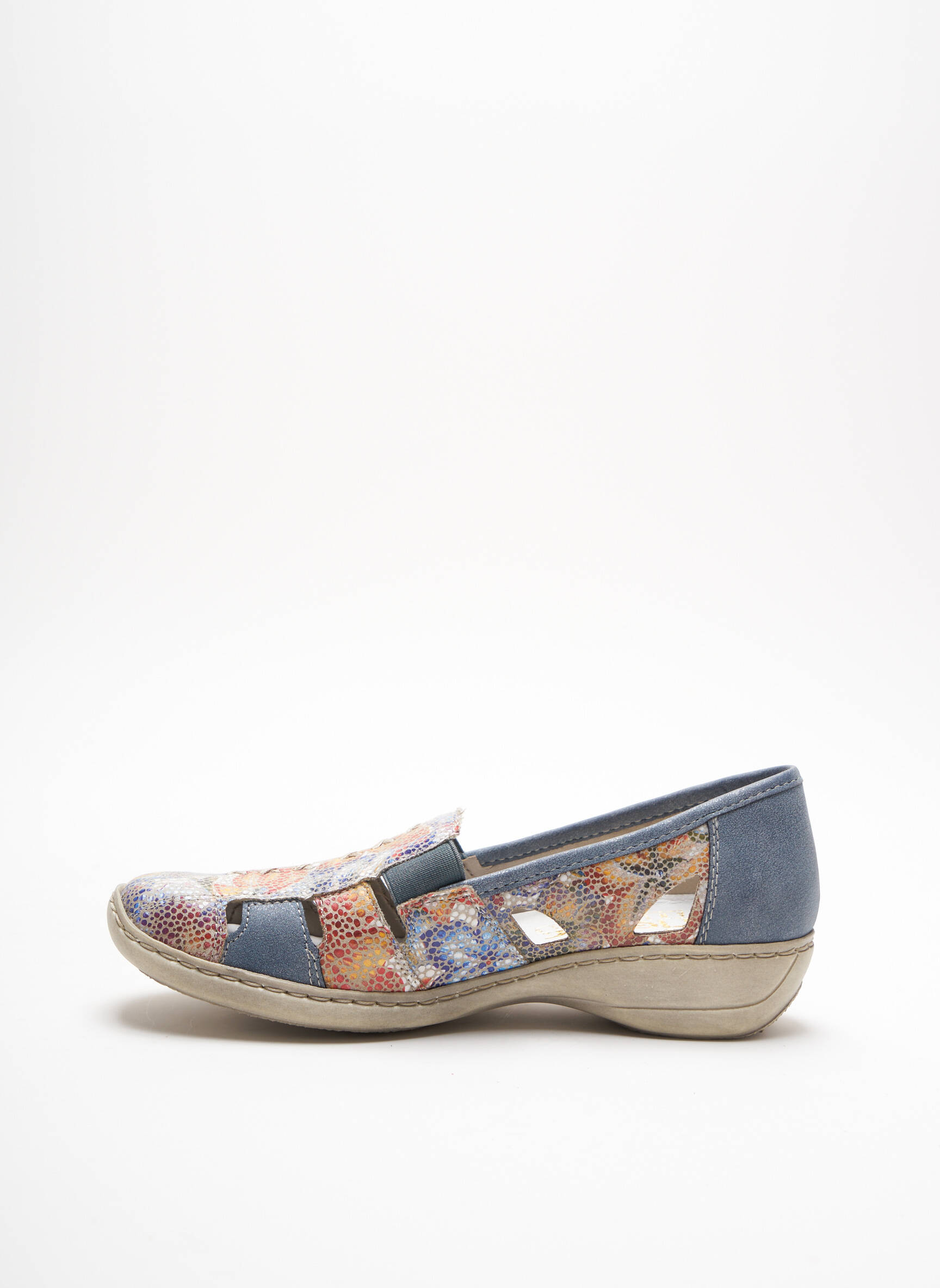 Rieker Sandales Nu Pieds Femme couleur bleu