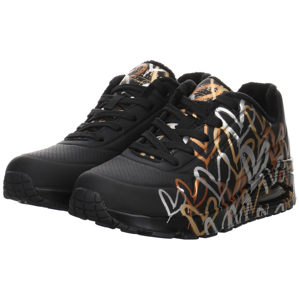Skechers Uno Metallic Love Sneaker