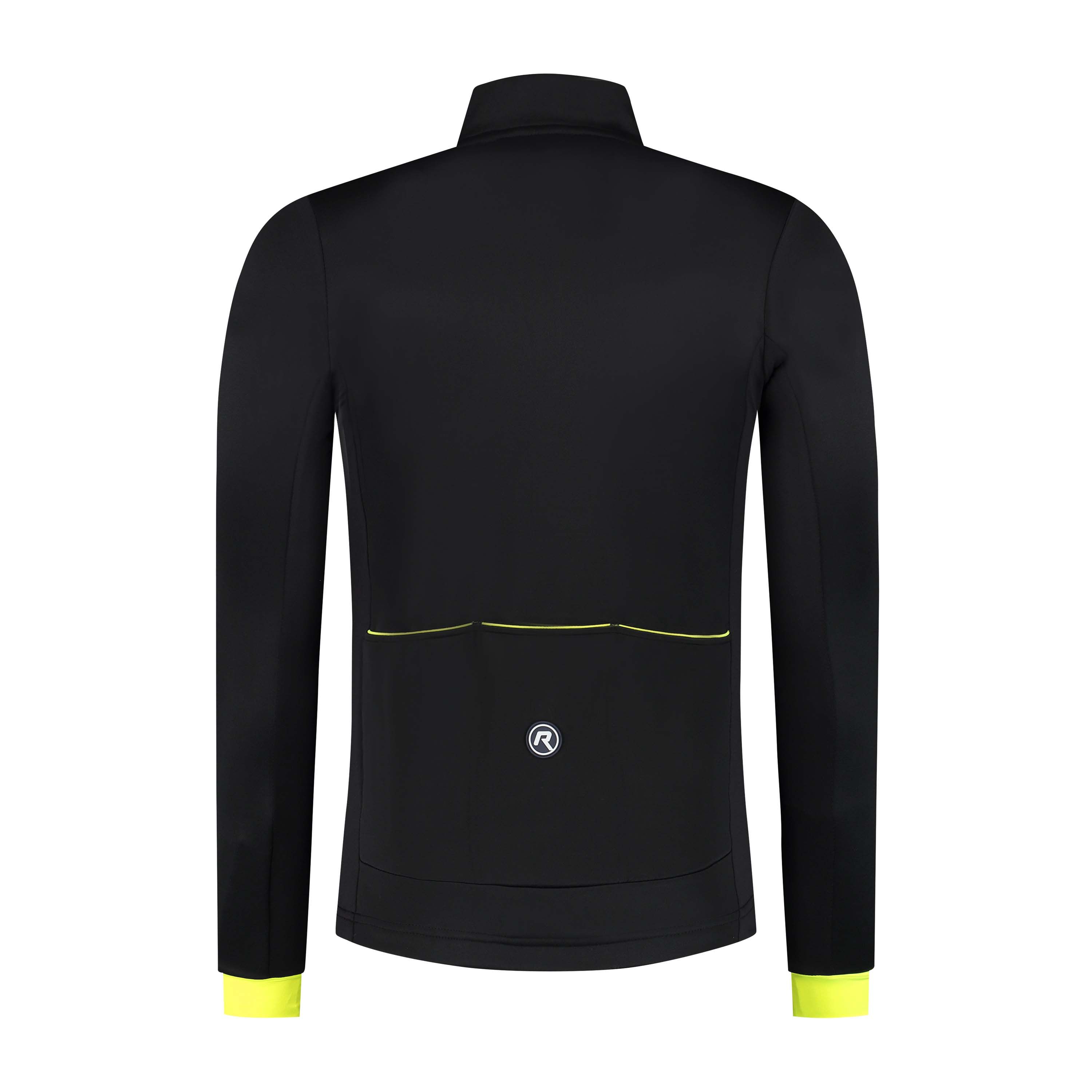 Rogelli Core Black Fluor Herren Langarm-Radtrikot