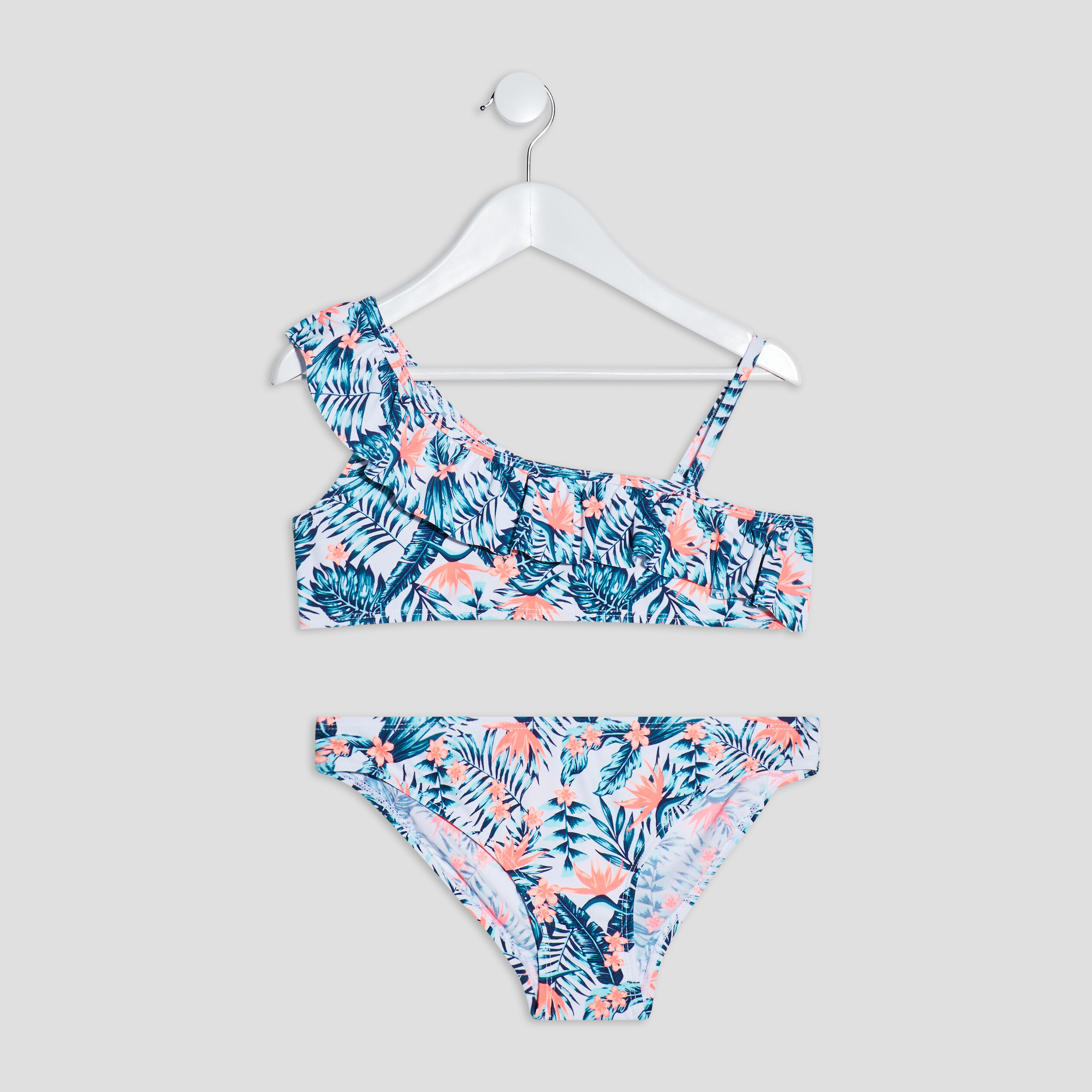Maillot de bain 2 pièces multicolore fille | La Halle