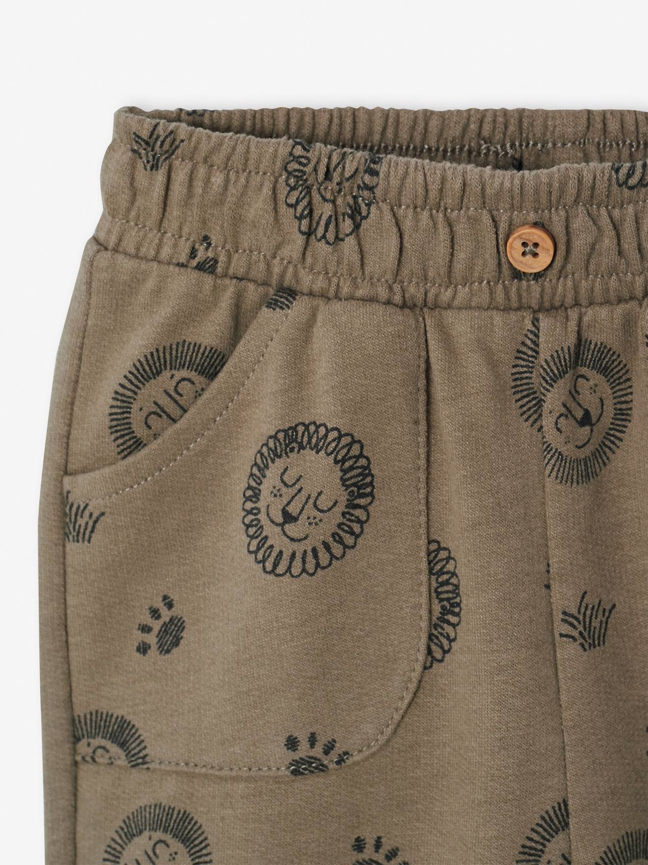 Vertbaudet Baby Joggpants Oeko-Tex - khaki löwe
