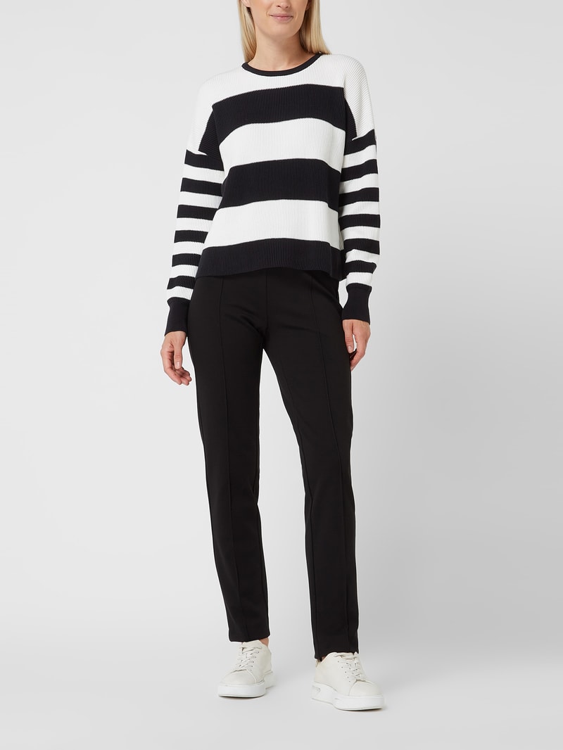 Schlupfhose aus Jersey Modell 'Jane' in schwarz