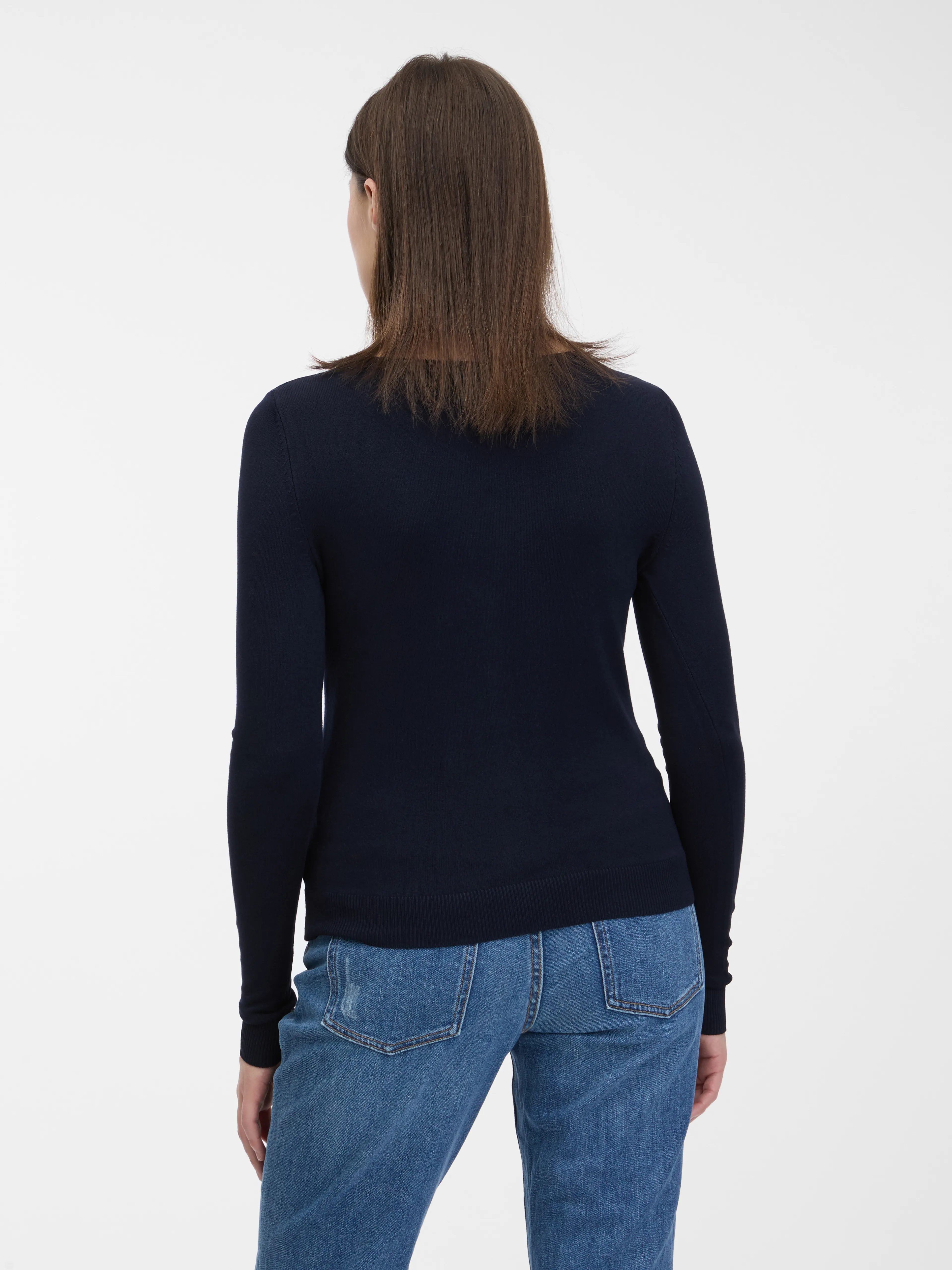 Dunkelblaue Damen Strickjacke ORSAY