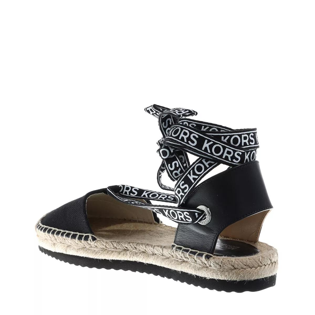 MICHAEL KORS Komfort Slipper schwarz Espadrille