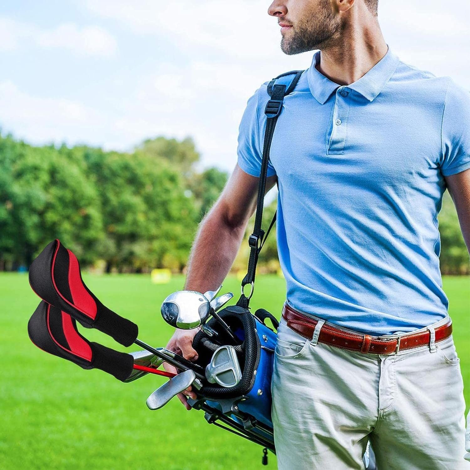 Runxizhou Golfschlägerhaube Golfschläger Abdeckung - 3 Stück/Set