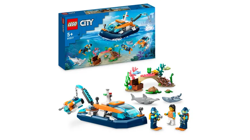 LEGO City 60377 Meeresforscher-Boot
