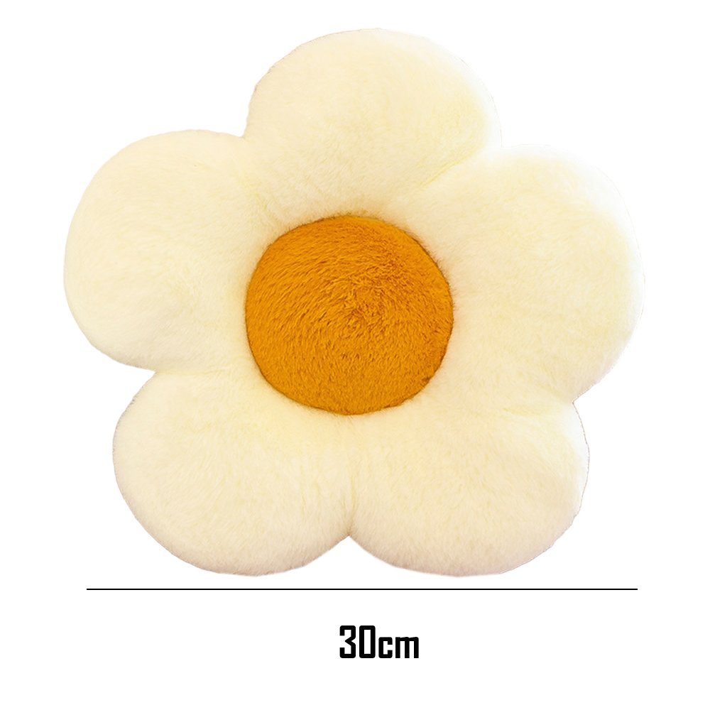 Einemgeld Bodenkissen Blumenboden Kissen Tatami Blumenförmiges Plüsch-Dekor der bequemen