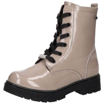 Barbarella Schnür Boots in beige