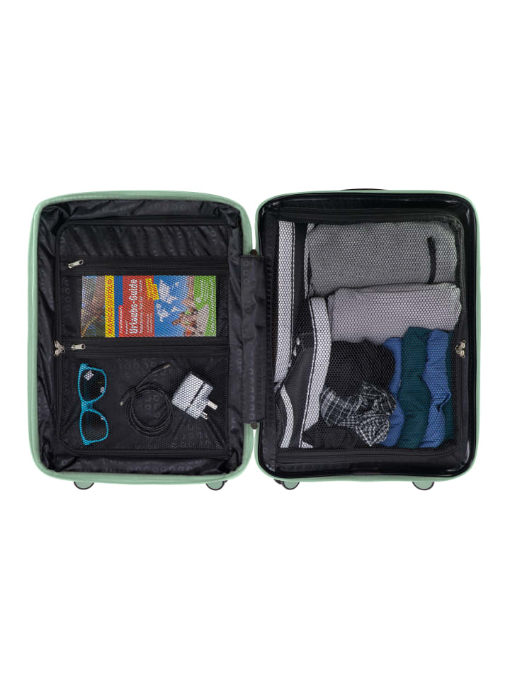 Hauptstadtkoffer Mitte - Handgepäck Bordgepäck-Trolley Koffer, TSA, in Mint günstig kaufen S