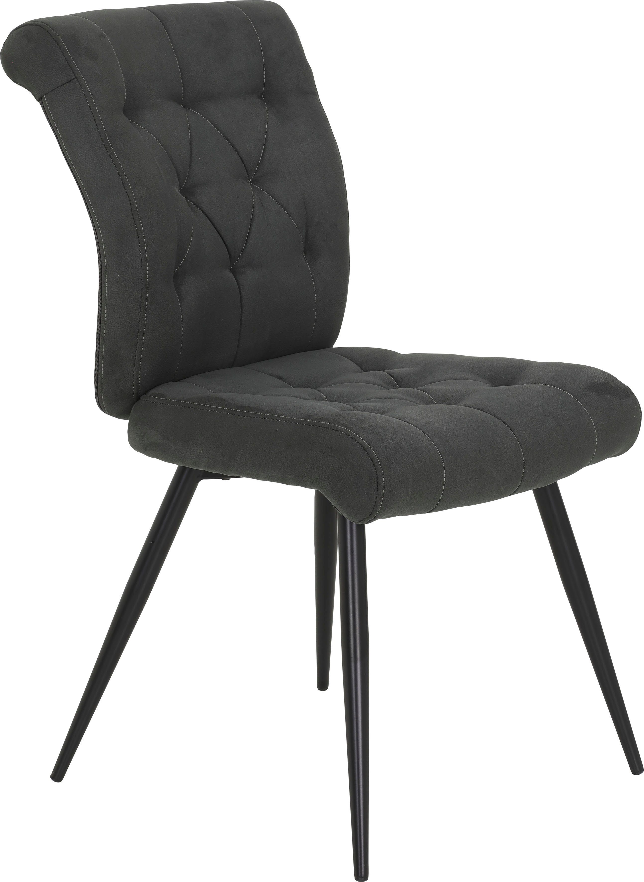 HELA 4-Fußstuhl YARA (Set, 2 St), Komfortrücken beweglich