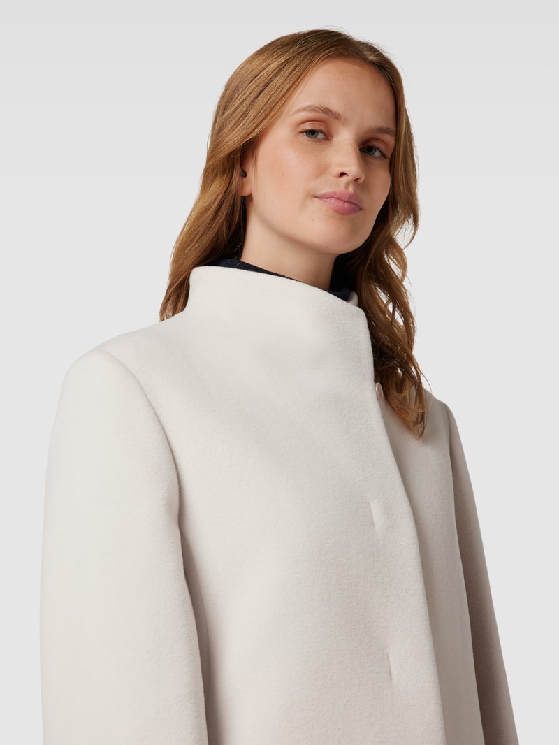 Mantel mit Kaschmir-Anteil in offwhite