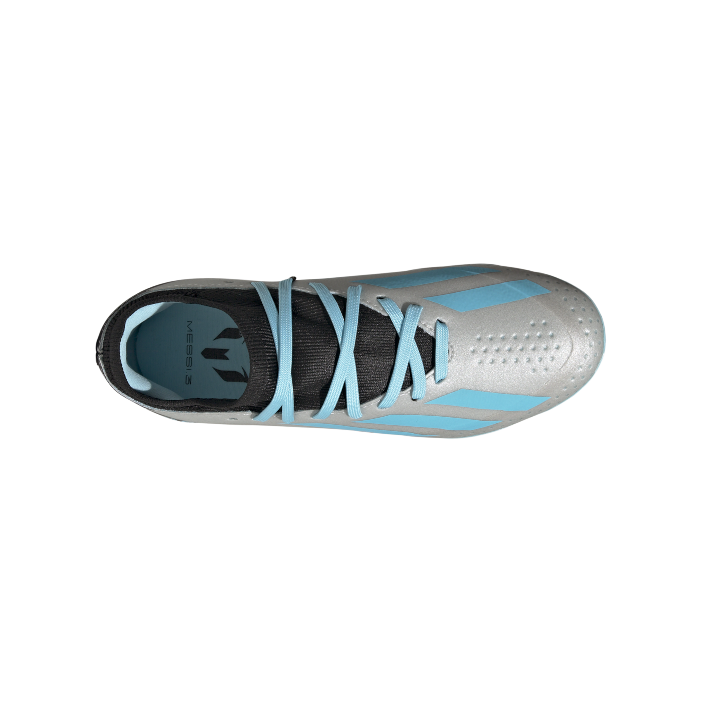 adidas X Crazyfast Messi.3 MG Kids Silber Blau