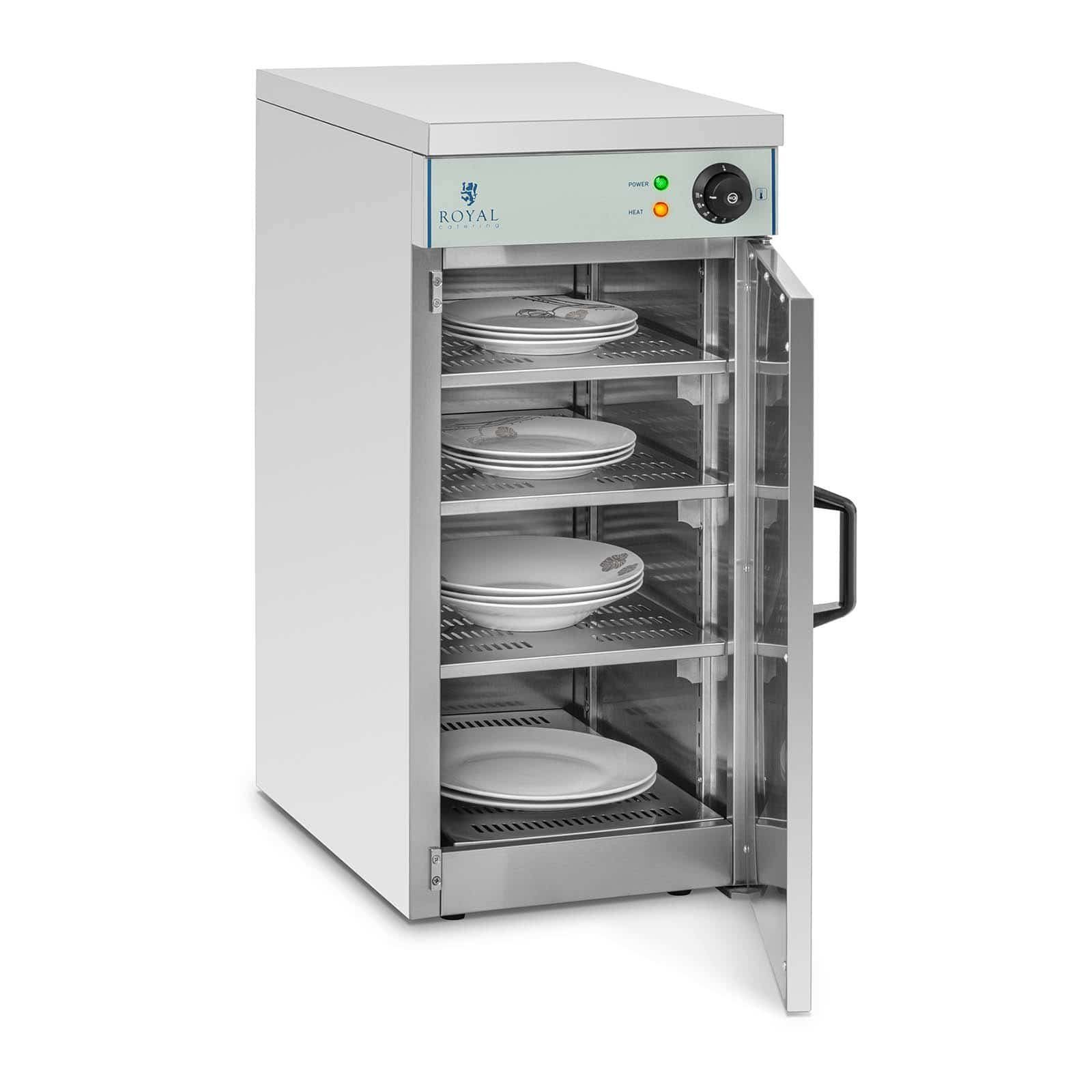Royal Catering Tassenwärmer Tellerwärmeschrank Wärmeschrank Tellerwärmer Geschirrwärmer 800 Watt
