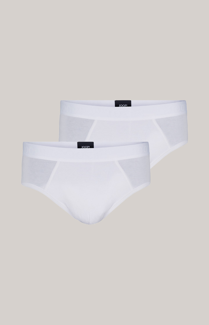 2er-Pack Modal Cotton Stretch Slip in Weiß