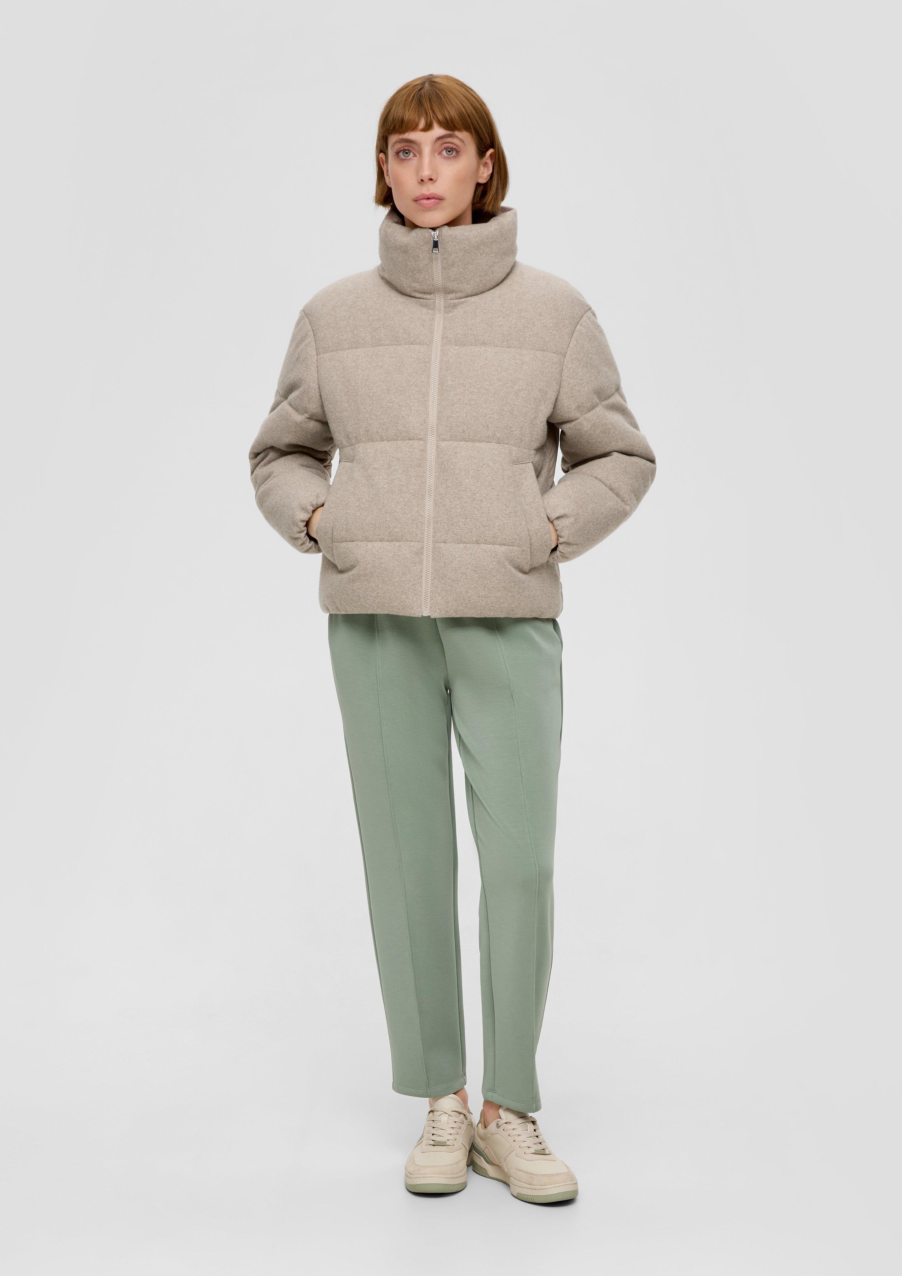 Steppjacke im Fabricmix  2133617-82W2