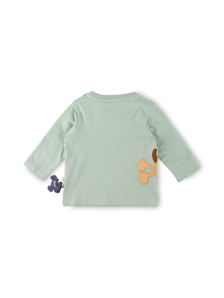 Sigikid Langarmshirt Funny Dog in Grün günstig kaufen