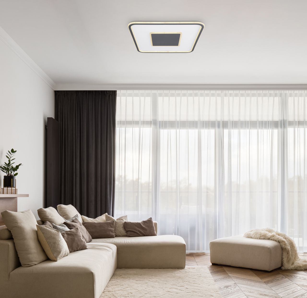 Globo Lighting - JACK - Deckenleuchte Metall weiß, LED