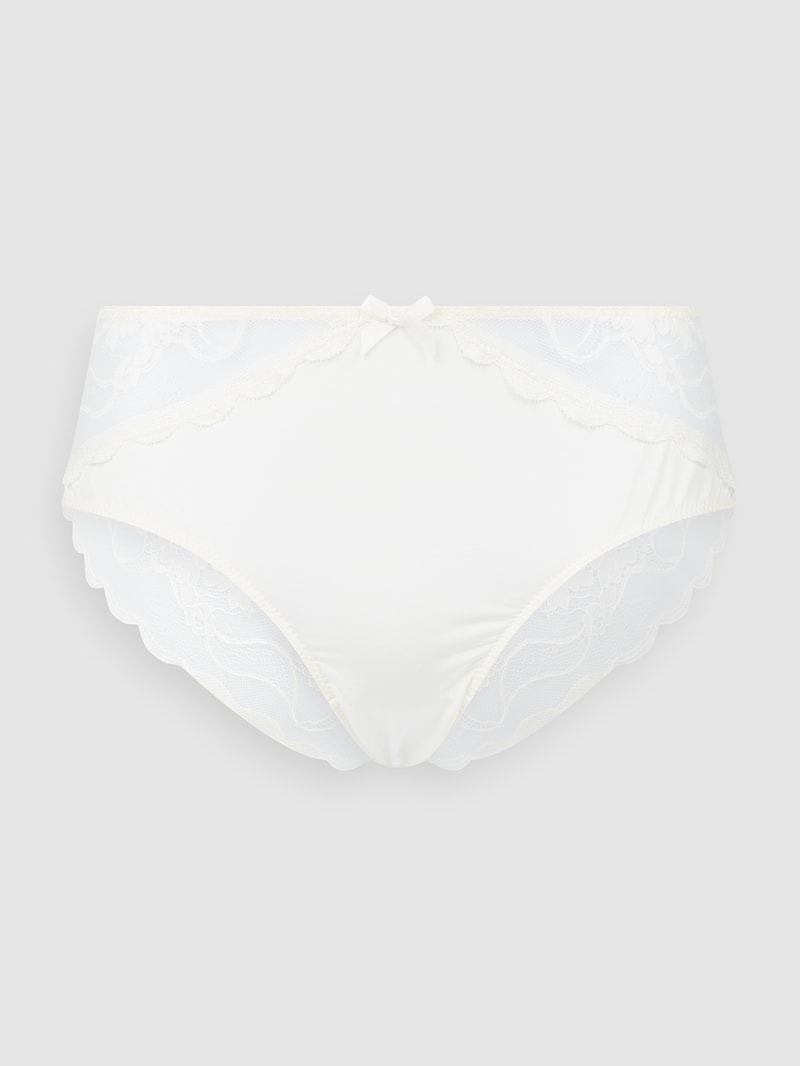 Slip mit Zierschleife Modell 'VITTORIA' in offwhite