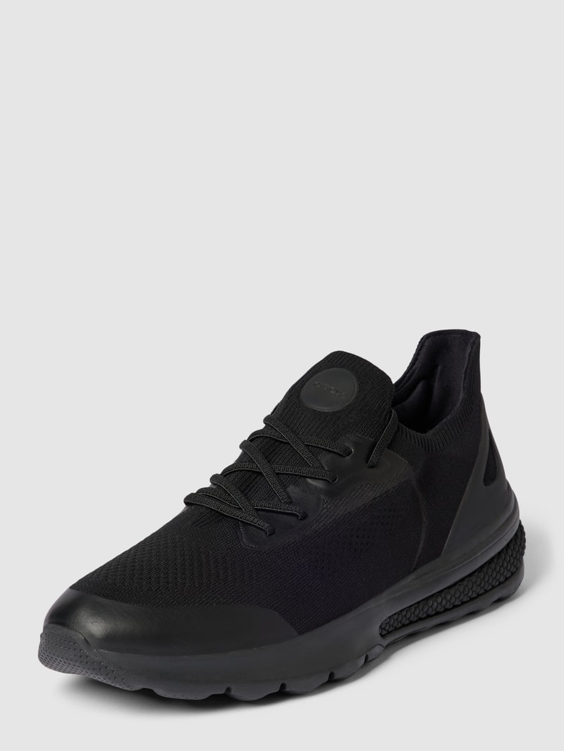 Sock-Sneaker mit Label-Detail Modell 'SPHERICA' in schwarz