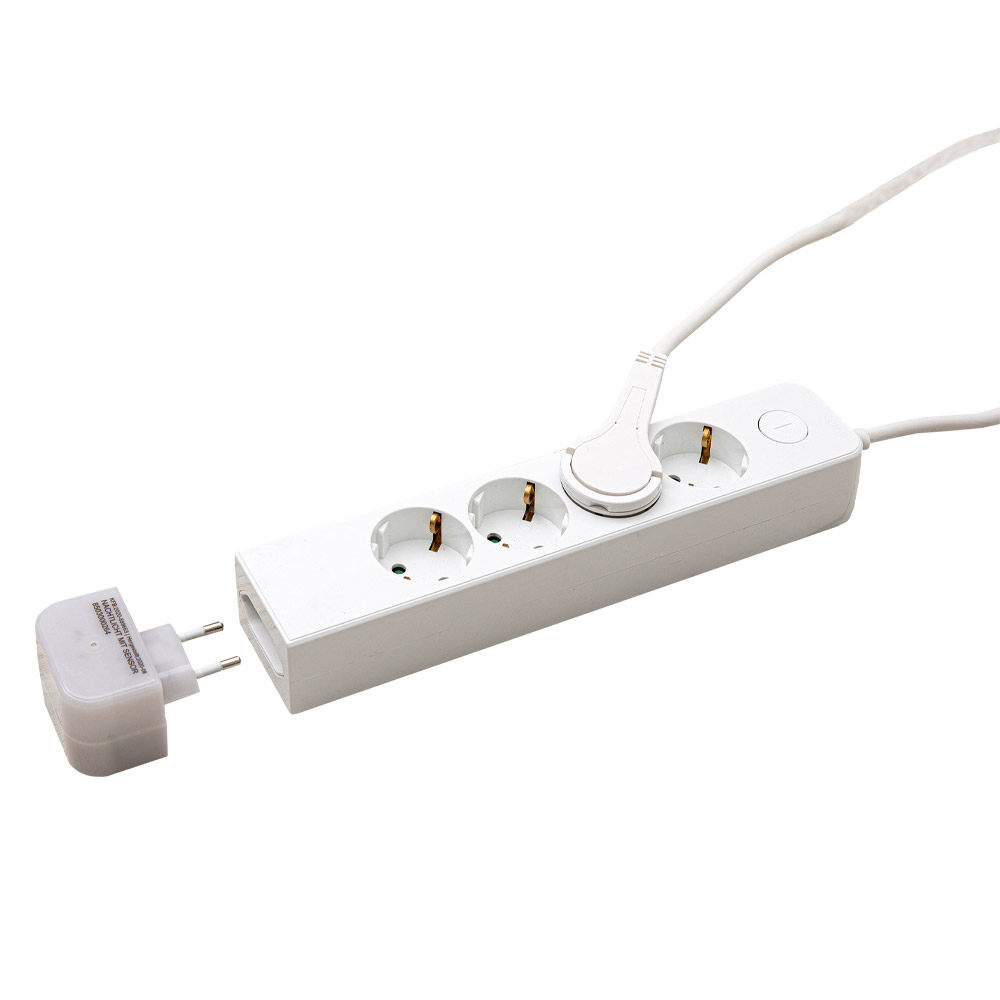 Powertec Electric 5-fach Multifunktions-Steckdose mit Nachtlicht