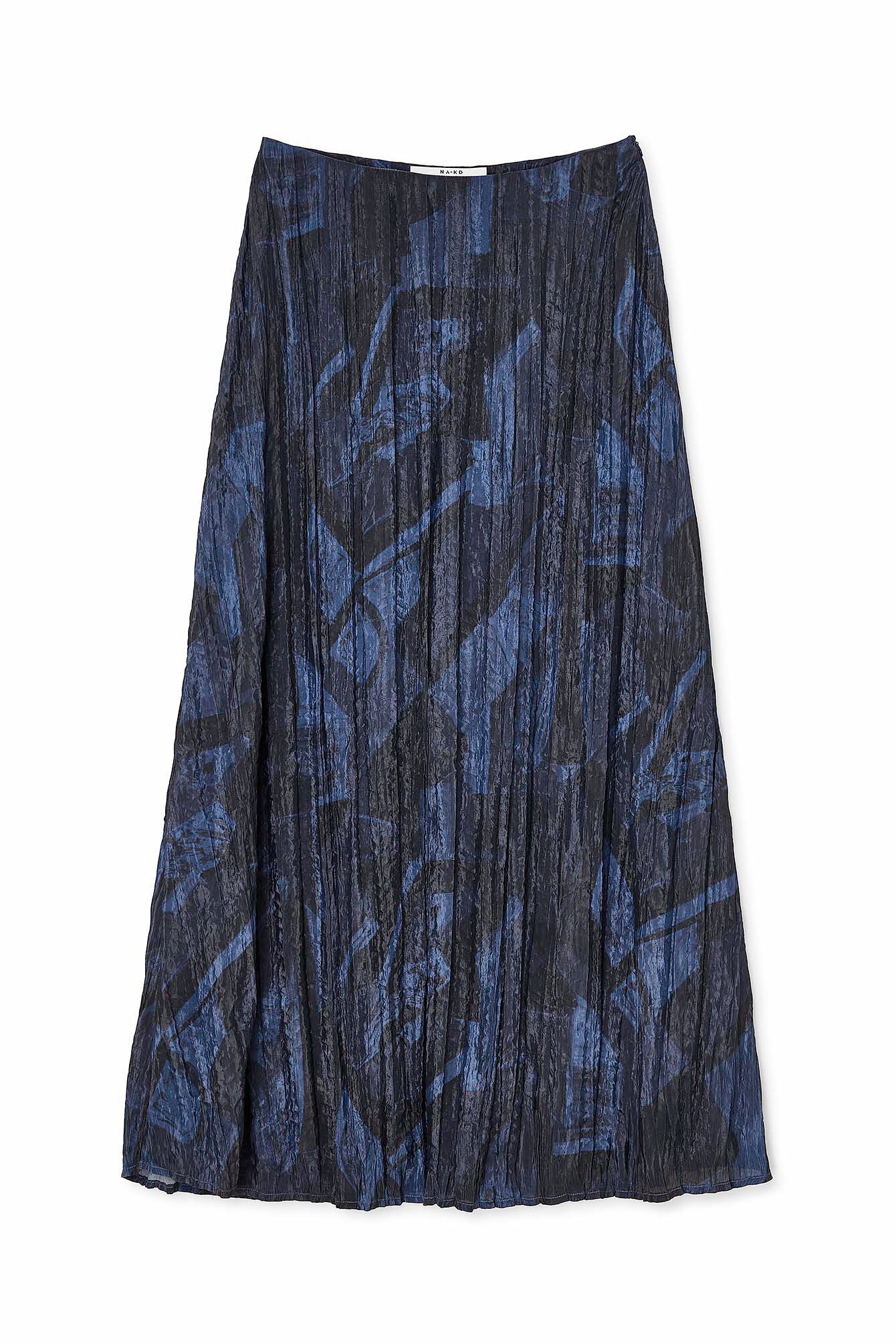 Strukturierter Maxirock mit mittlerer Taille