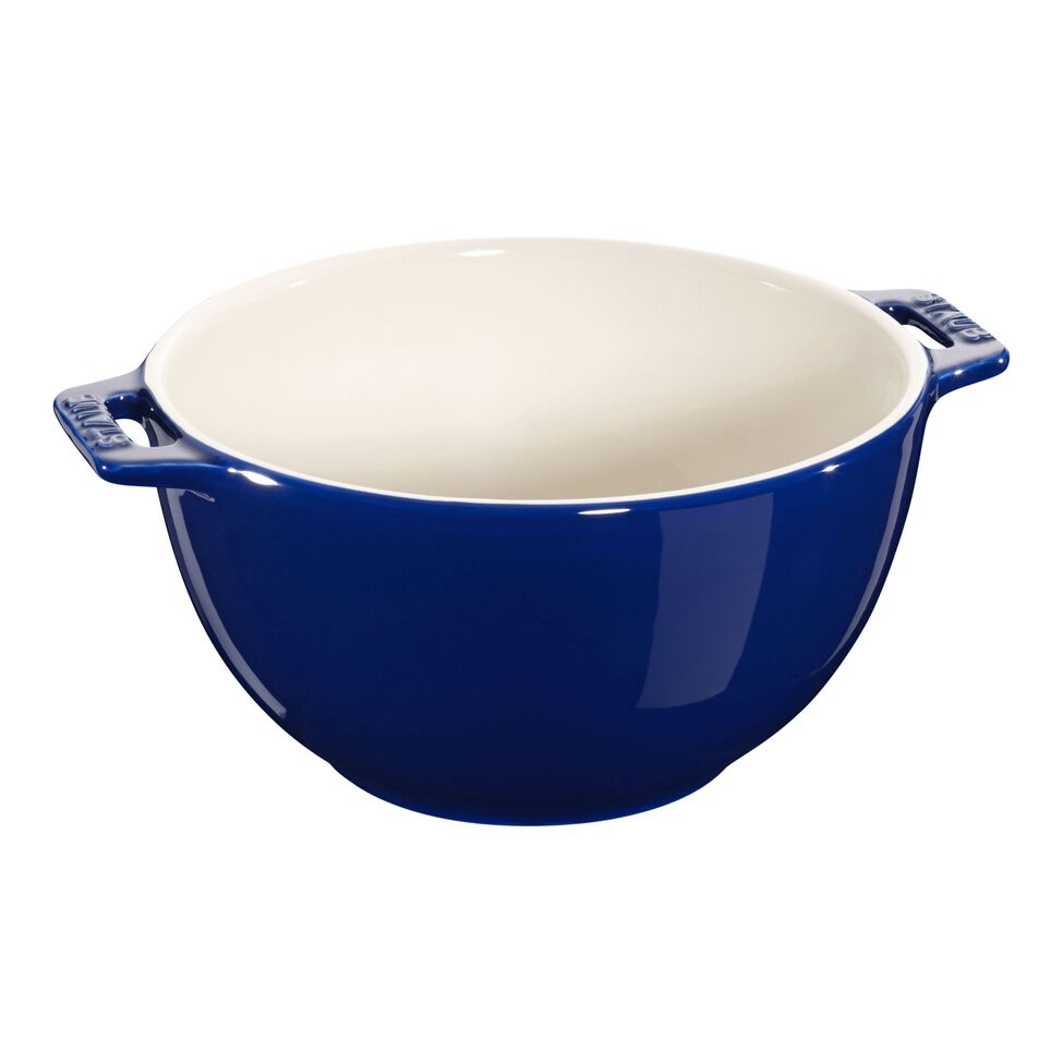 Schüssel 18 cm, Keramik, Dunkelblau