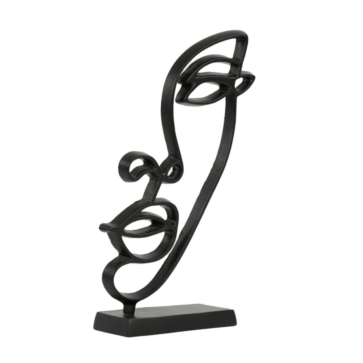 Trendhopper Figur Face Schwarz 40 cm