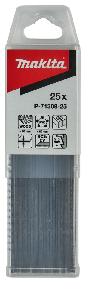 Makita pribor P-71308-25 list ubodne pile za drvo 91mm T234X 25 dijelova